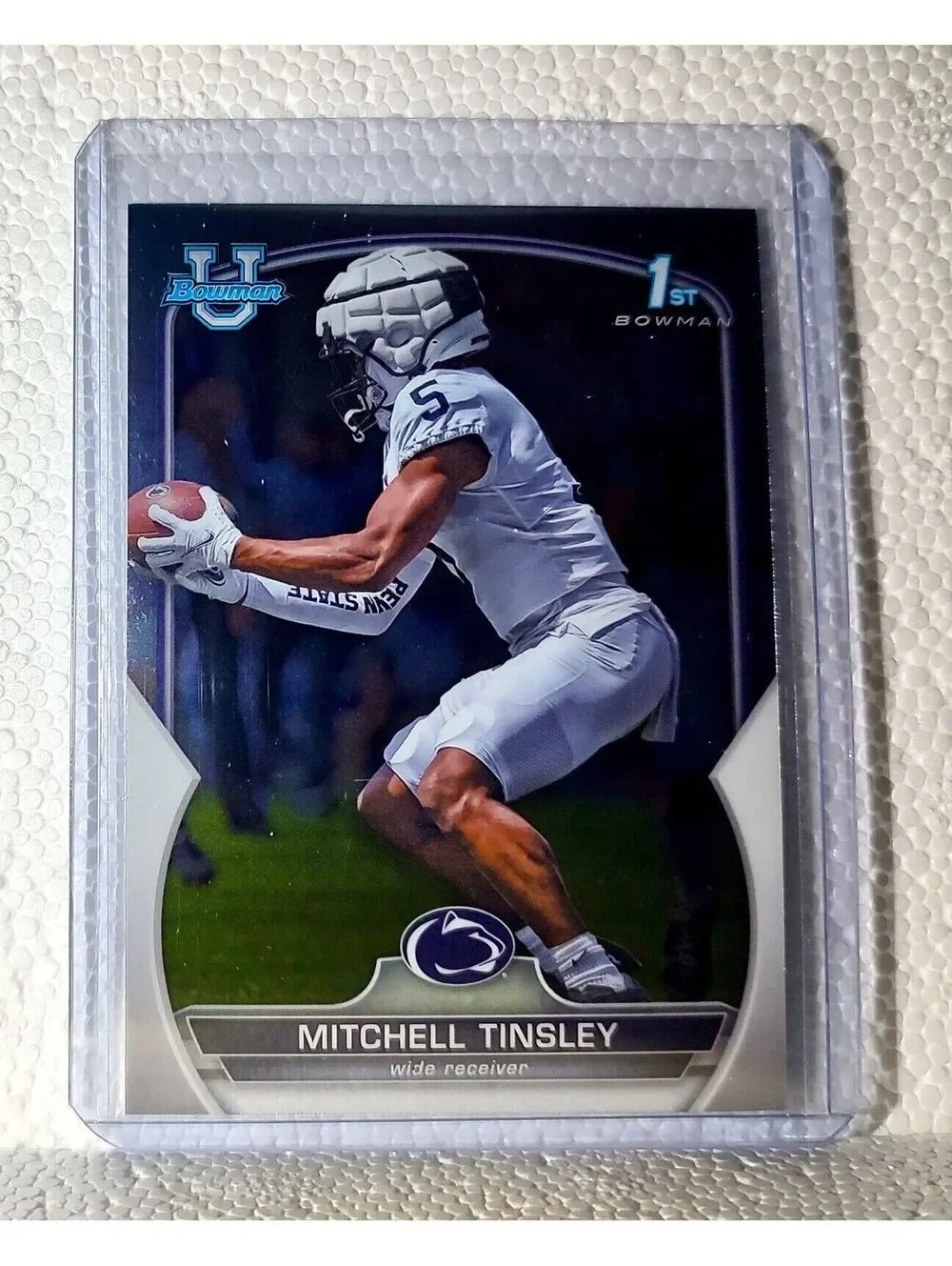 Mitchell Tinsley 2022 Topps 1st Bowman U Football #72 Card Penn State